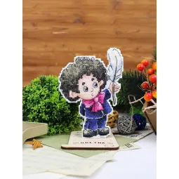 Cross stitch kit "Writer" 12 x 9 cm SR-1199