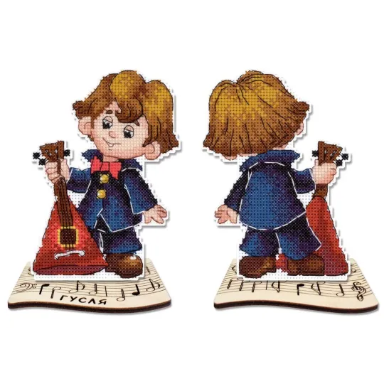 Siuvinėjimo kryželiu rinkinys "Muzikantas" 13 x 9 cm SR-1198