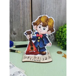 Cross stitch kit "Musician, with stand" SR-1198