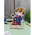 Cross stitch kit "Musician, with stand" SR-1198