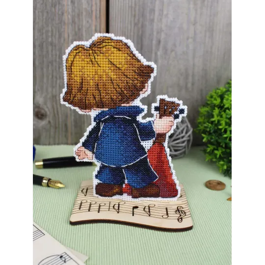 Cross stitch kit "Musician" 13 x 9 cm SR-1198