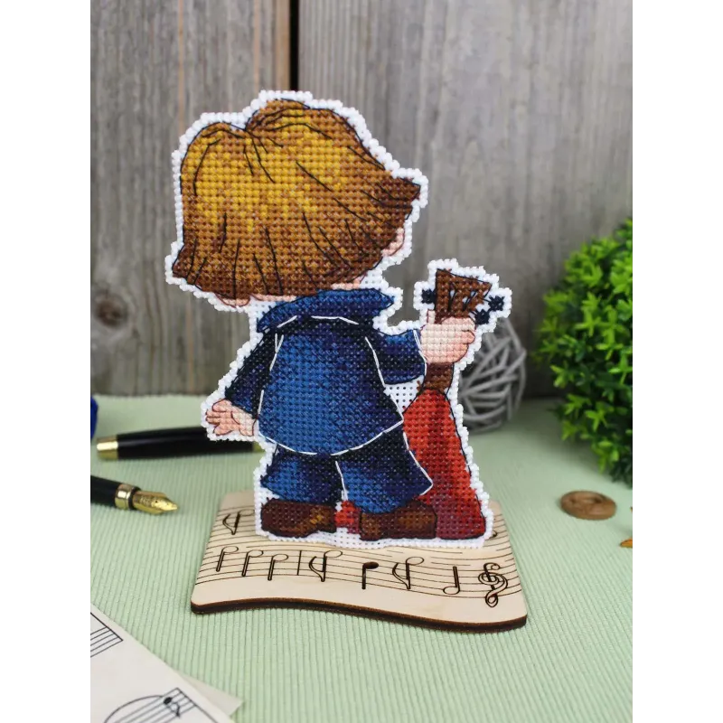 Cross stitch kit "Musician" 13 x 9 cm SR-1198