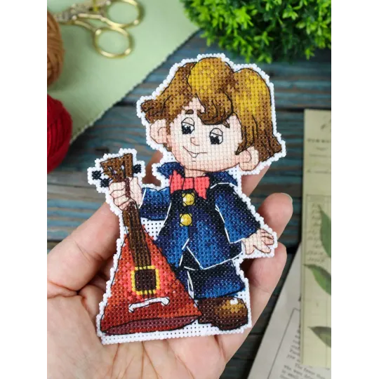 Cross stitch kit "Musician" 13 x 9 cm SR-1198