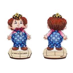 Kryželiu siuvinėjimo rinkinys "Sirupo mėgėjas" 13 x 8 cm SR-1197