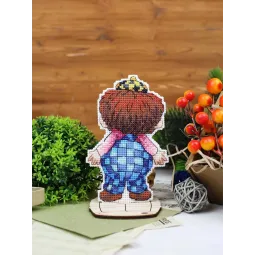 Cross stitch kit "Syrup lover" 13 x 8 cm SR-1197