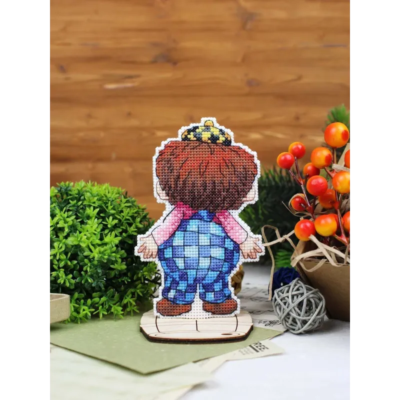 Cross stitch kit "Syrup lover" 13 x 8 cm SR-1197