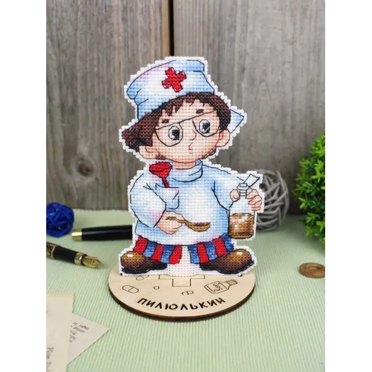 Cross stitch kit "Doctor, with a stand" SR-1196