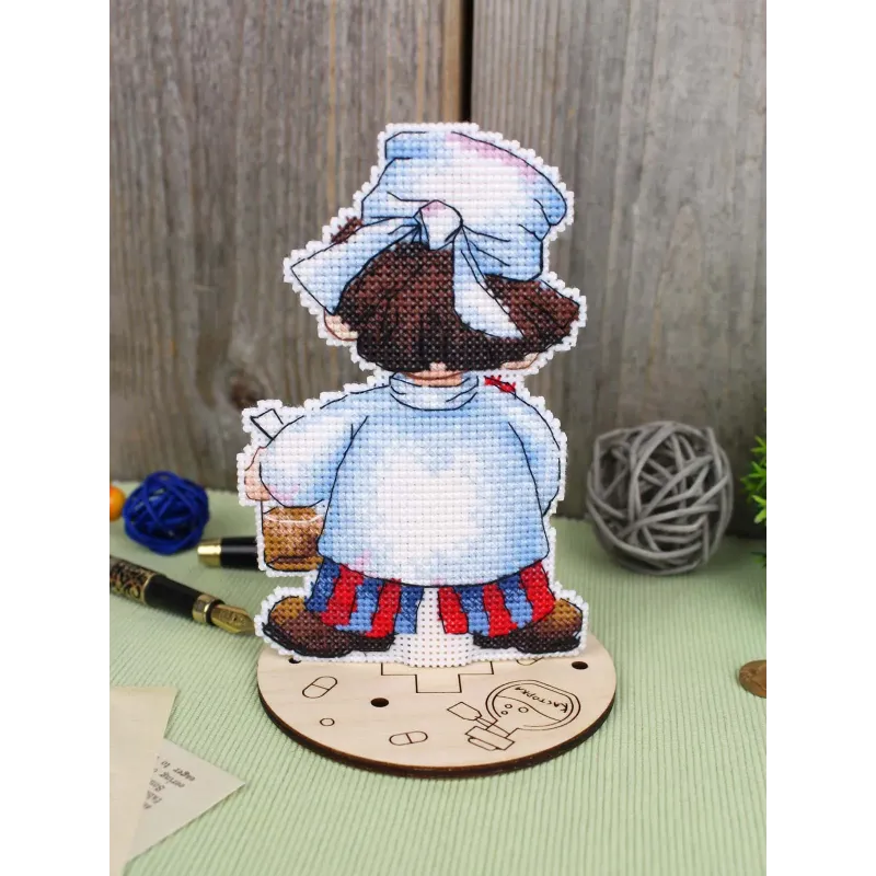 Cross stitch kit "Doctor" 13 x 9 cm SR-1196