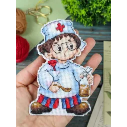 Cross stitch kit "Doctor, with a stand" SR-1196