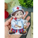 Cross stitch kit "Doctor, with a stand" SR-1196