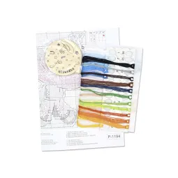 Kreuzstich-Set "Dunno" 13 x 9 cm SR-1194