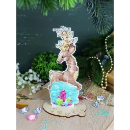 Набор для вышивания крестом "Серебряное копытце" 20x8 см SR-1186