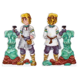 Kreuzstich-Set "Meister" 19x13 cm SR-1184