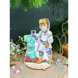 Kryželiu siuvinėjimo rinkinys "Meistras" 19x13 cm SR-1184