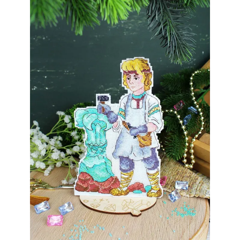 Cross stitch kit "Master" 19x13 cm SR-1184