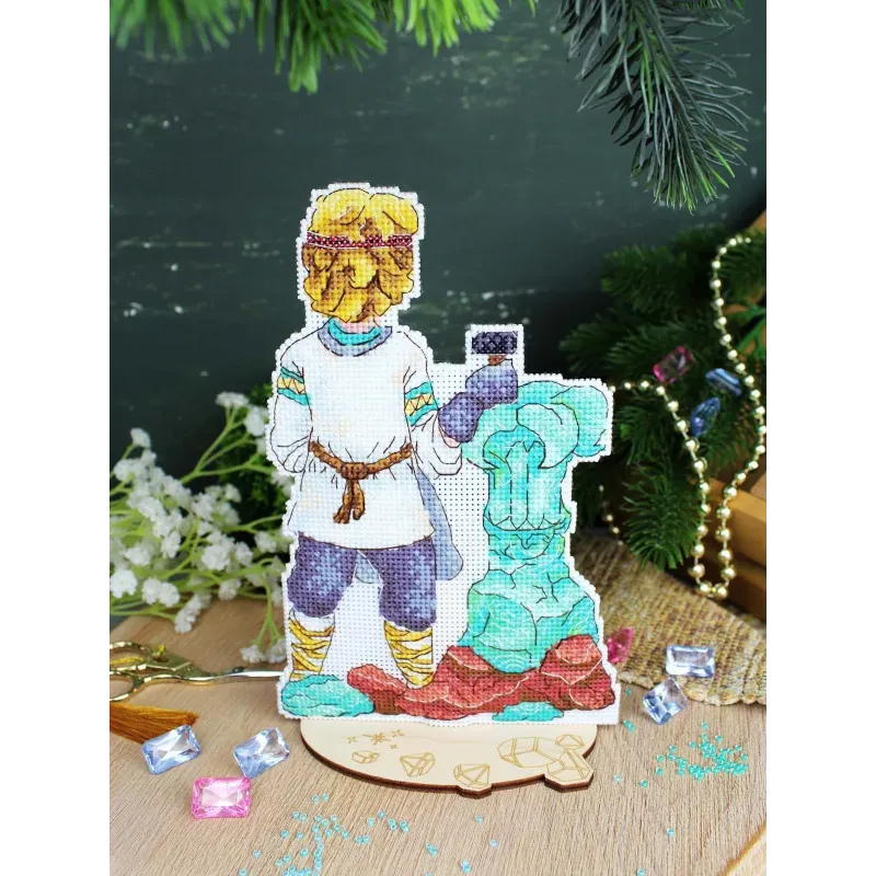 Kreuzstich-Set "Meister" 19x13 cm SR-1184