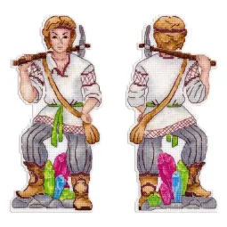Cross stitch kit "Strongman" 20x9 cm SR-1183