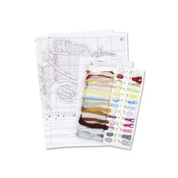 Набор для вышивания крестиком "Силач" 20x9 см SR-1183