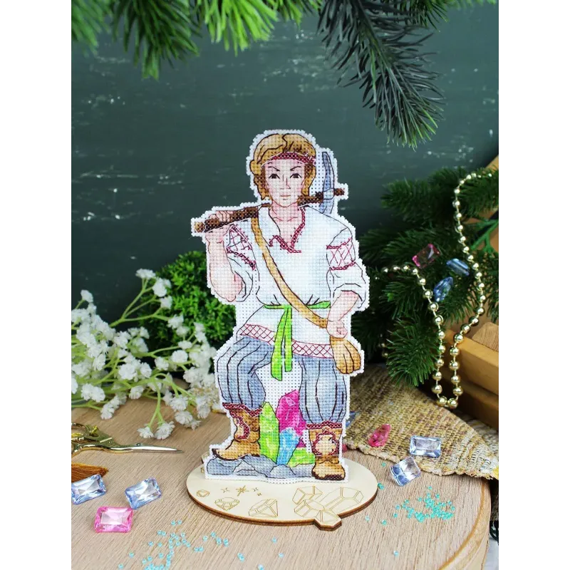 Siuvinėjimo kryžiuku rinkinys "Stipruolis" 20x9 cm SR-1183