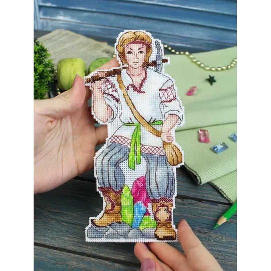 Cross stitch kit "Strongman" 20x9 cm SR-1183