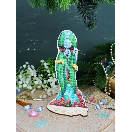 Kryželiu siuvinėjimo rinkinys "Vario kalno šeimininkė" 20x11 cm SR-1182