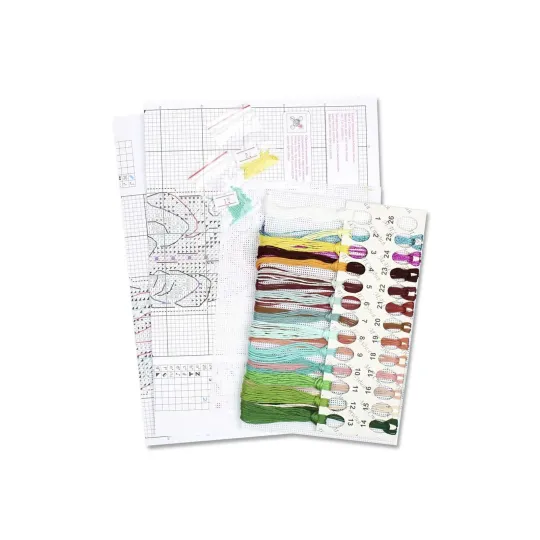 Kreuzstich-Set "Die Herrin des Kupferberges" 20x11 cm SR-1182