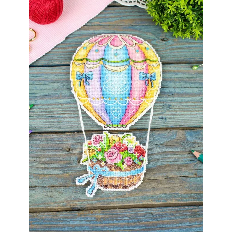 Cross stitch kit "Sky Bouquet" 20x11 cm SR-1155