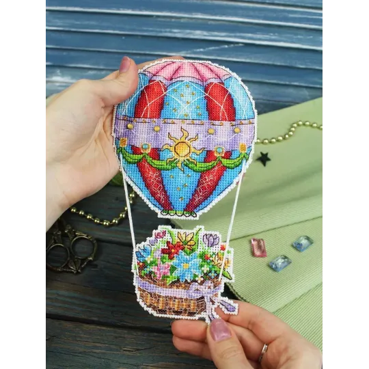 Cross stitch kit "Sky Bouquet" 20x11 cm SR-1155
