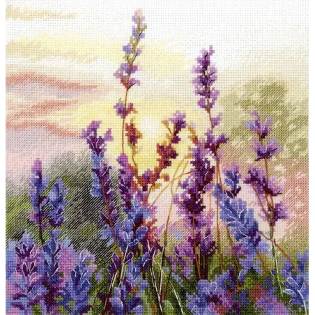Cross stitch kit "Blooming lavender" SNV-996