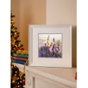 Cross stitch kit "Blooming lavender" 20*20 cm SNV-996