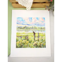 Cross stitch kit "Summer pastoral" SNV-971