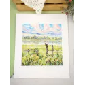 Cross stitch kit "Summer pastoral" SNV-971