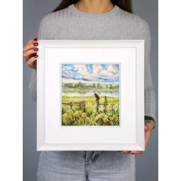 Kryželiu siuvinėjimo rinkinys "Vasaros pastoracija" 22x20 cm SNV-971