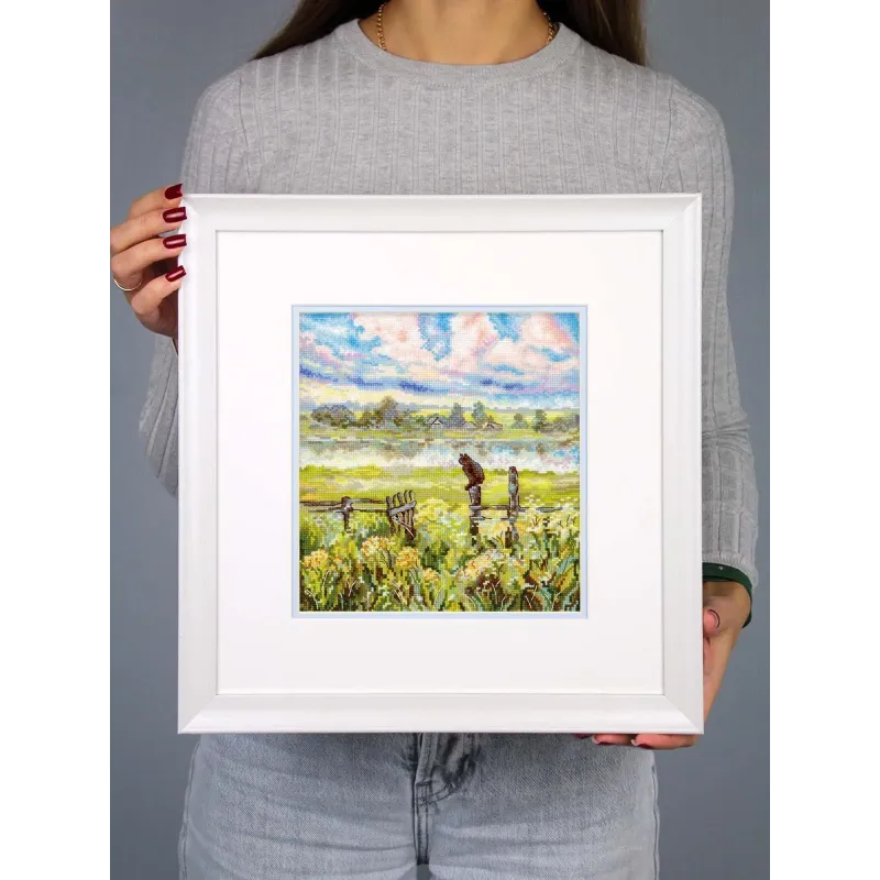 Kreuzstichset "Sommerpastorale" 22x20 cm SNV-971