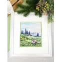 Cross stitch kit "In the alpine meadows" SNV-935