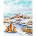 Cross stitch kit "Red family" SNV-933