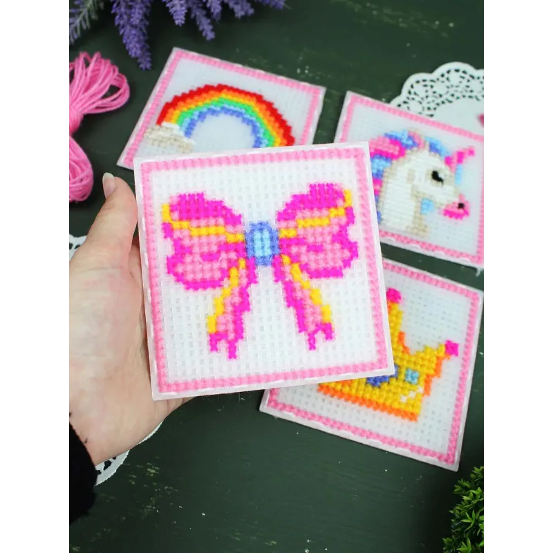 Cross stitch kit "Princess set. Set of 4." SN-003