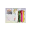 Cross stitch kit "Fun Sweets. Set of 4." 10.6x10.6 cm SN-001
