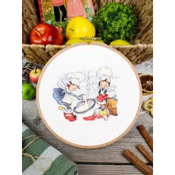 Cross stitch kit "The first pancake" 10x12 cm SM-984