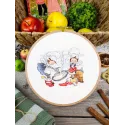 Cross stitch kit "The first pancake" 10x12 cm SM-984