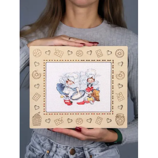 Cross stitch kit "The first pancake" SM-984