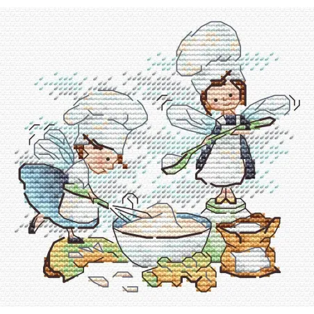 Набор для вышивания крестом "Магия на кухне" 10x11 cm SM-983