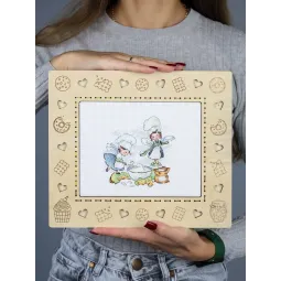 Siuvinėjimo kryželiu rinkinys "Magija virtuvėje" 10x11 cm SM-983