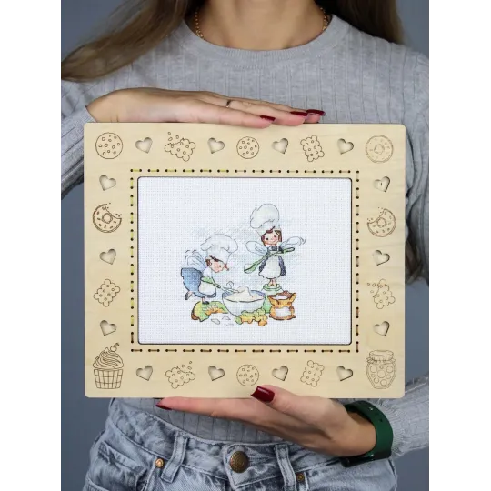 Cross stitch kit "Magic in the kitchen" 10x11 cm SM-983