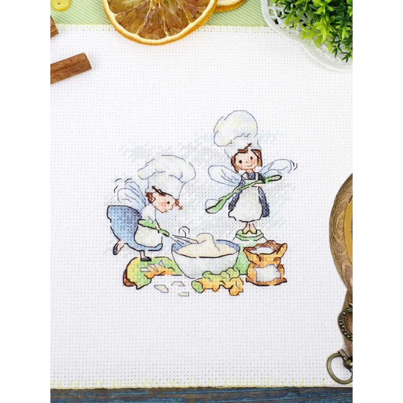 Cross stitch kit "Magic in the kitchen" 10x11 cm SM-983