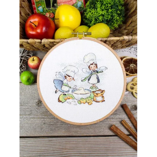 Cross stitch kit "Magic in the kitchen" 10x11 cm SM-983