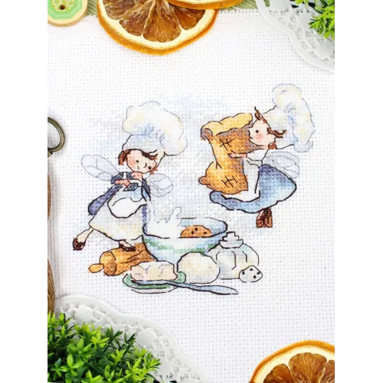 Kreuzstich-Set "Geheimes Rezept" 10x12 cm SM-981