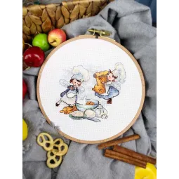 Набор для вышивки крестиком "Тайный рецепт" 10x12 см SM-981