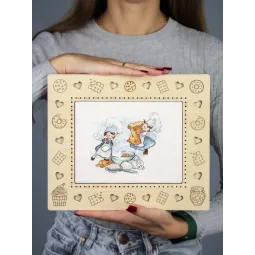 Siuvinėjimo kryželiu rinkinys "Paslaptingas receptas" 10x12 cm SM-981