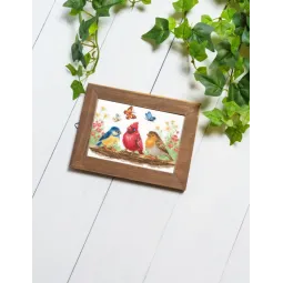 Cross Stitch Kit "Spring Birds" 21x15 cm SRA1040